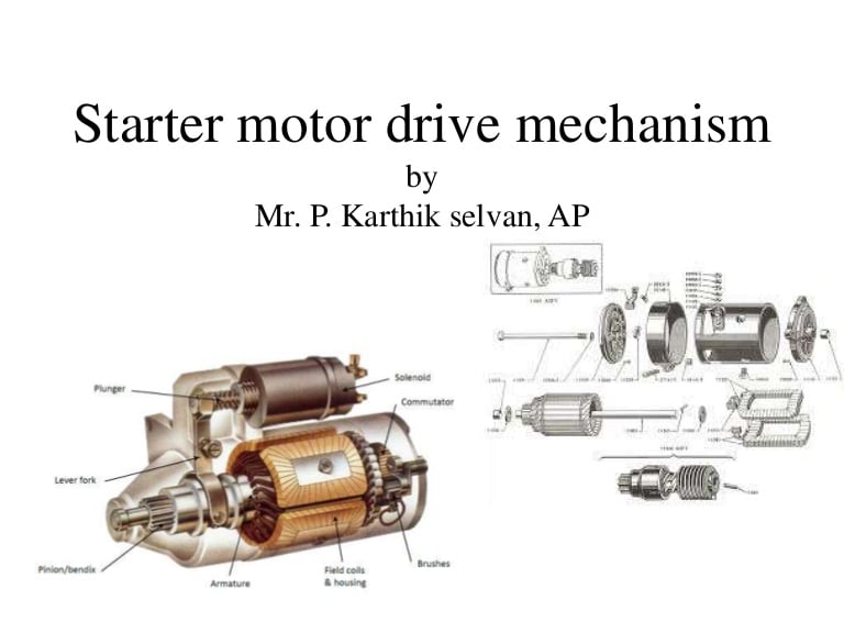 Starter Drives Explained